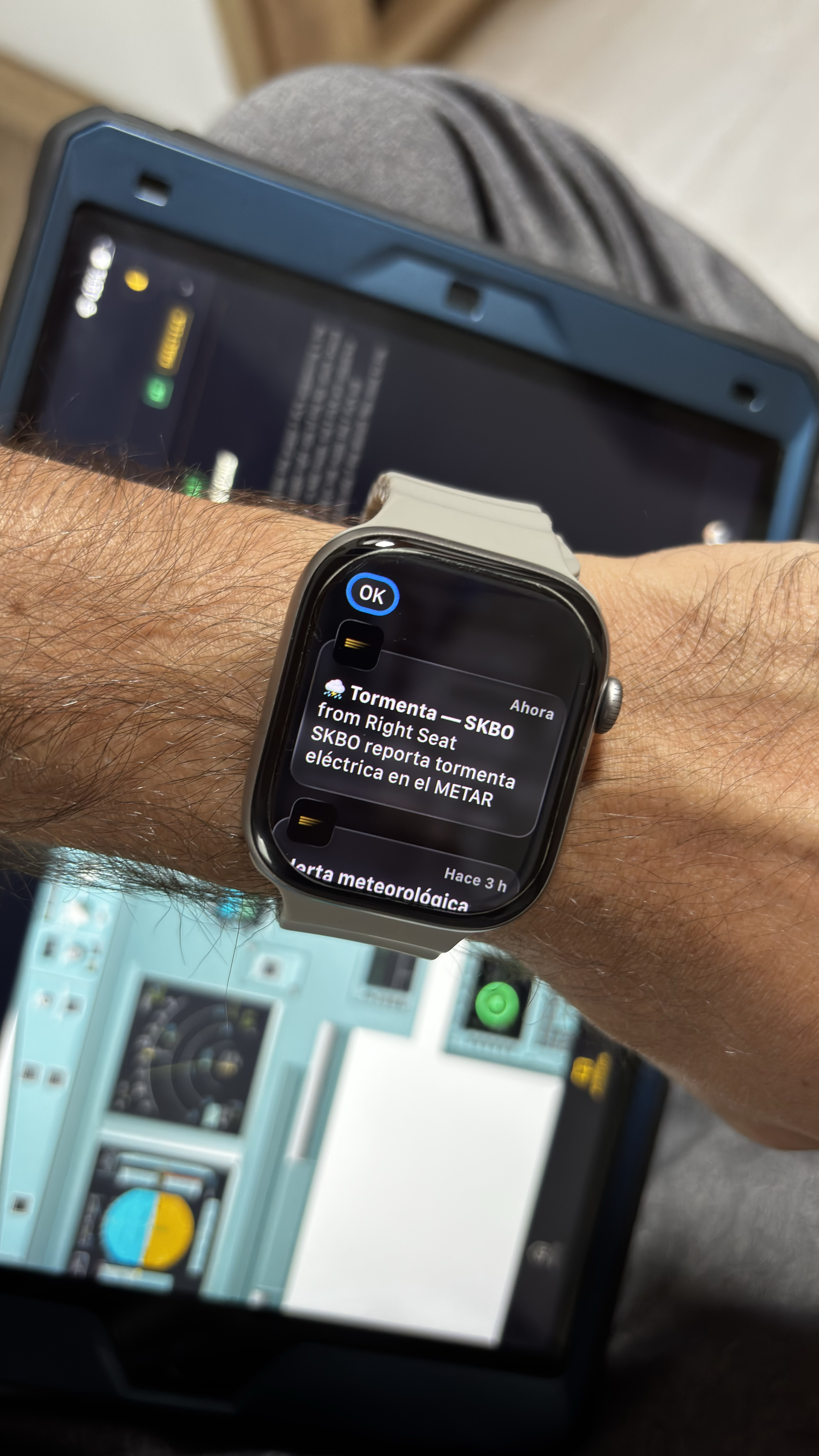 Alertas meteorológicas en Apple Watch